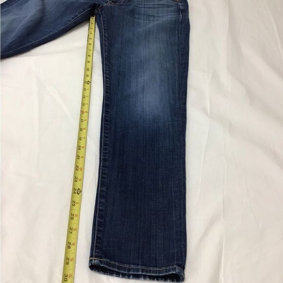 7 For All Mankind Josefina Boyfriend Straight Leg Jeans Size 31 - Picture 9 of 10
